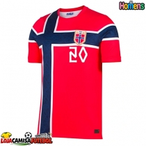 Camisa de Futebol Noruega Antonio Nusa #20 Equipamento Principal Mundo 2026 Manga Curta